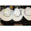 Image 1 : SET OF 3 COWBOY HATS