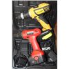 Image 1 : POWER XT & TOOL MASTER 18V CORDLESS DRILLS WITH