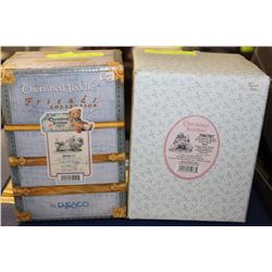 2 "CHERISHED TEDDIES" ORNAMENTS