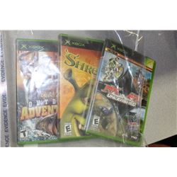BAG OF POLICE SEIZED XBOX GAMES