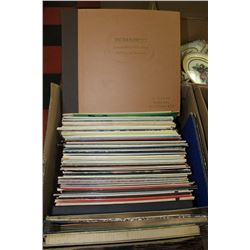 ESTATE BOX OF ASSORTED RECORDS X2