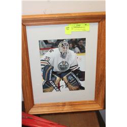 FRAMED TOMMY SALO SIGNED PICTURE