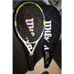 2 WILSON RACKETBALL RACKETS WITH CASES