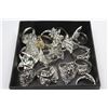 Image 1 : 16 STERLING SILVER RINGS
