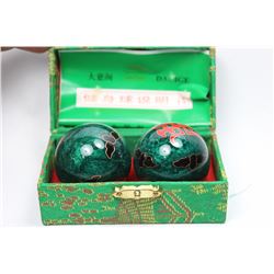 CHINESE HEALING BAODING BALLS ON CHOICE: GREEN