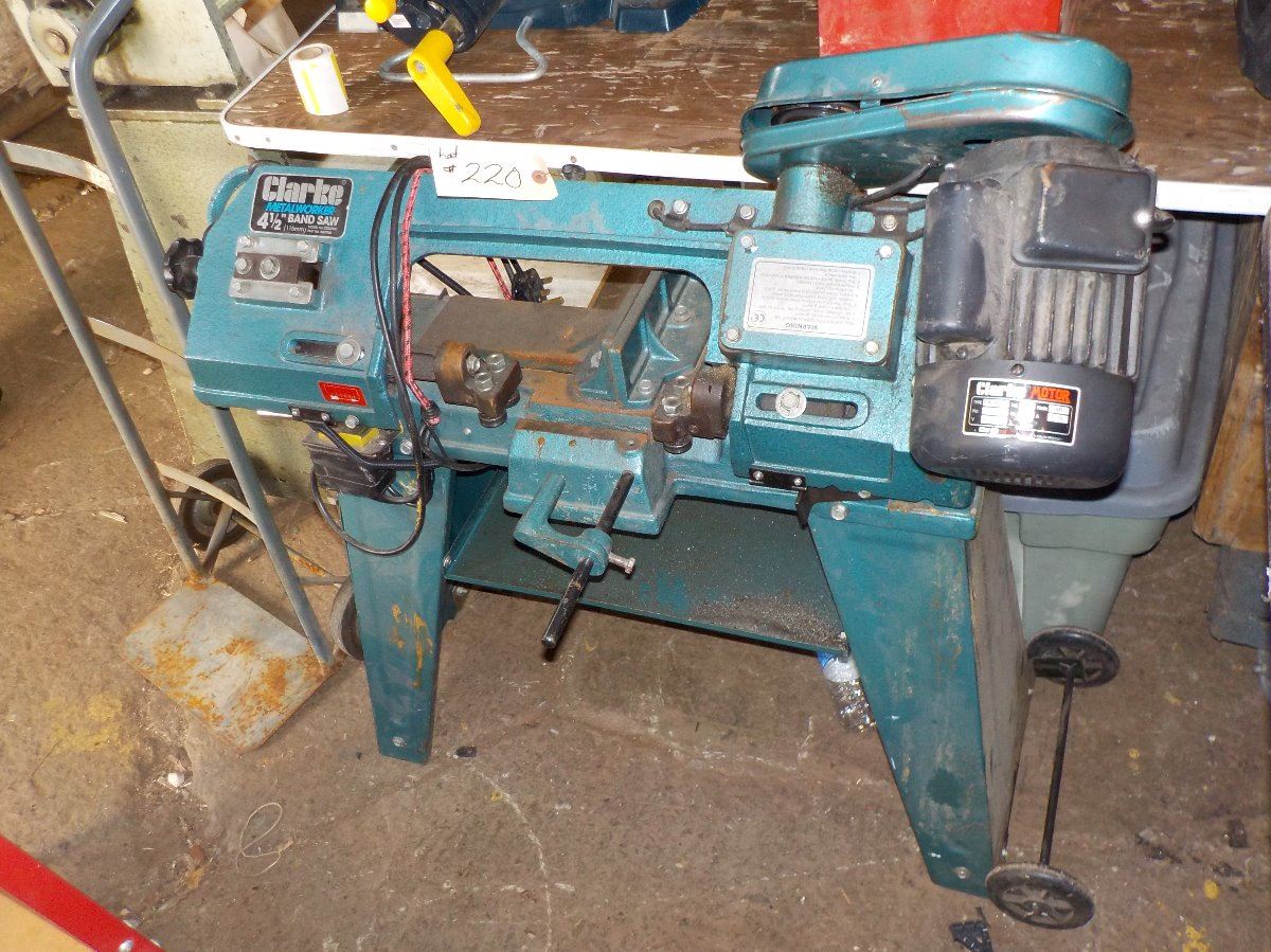 CLARKE 4.5" METALWORKER BANDSAW