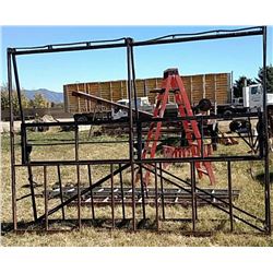 A frame steel rack
