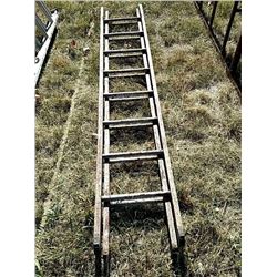 16 foot  wood extension ladder