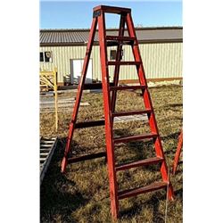 7 foot 10 inch wood step ladder