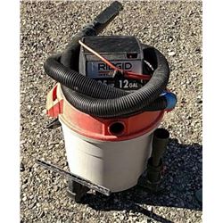 Rigid shop vac 12 gallons