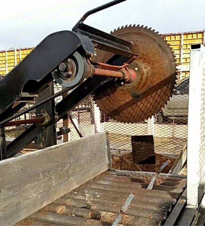 Large firewood chop saw 26" blade