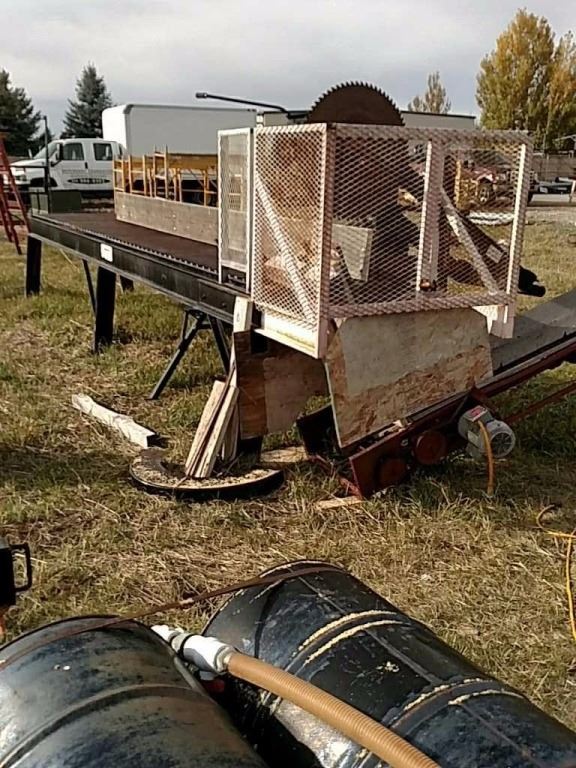 Large firewood chop saw 26" blade