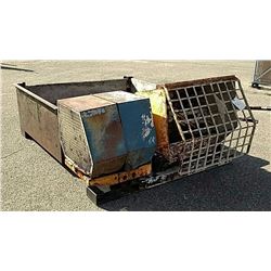 Stone mortar mixer with material box