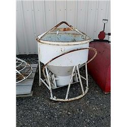 Concrete bucket 1/3 of a yard