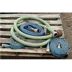 3 rolls of 2 inch discharge water hose & intake
