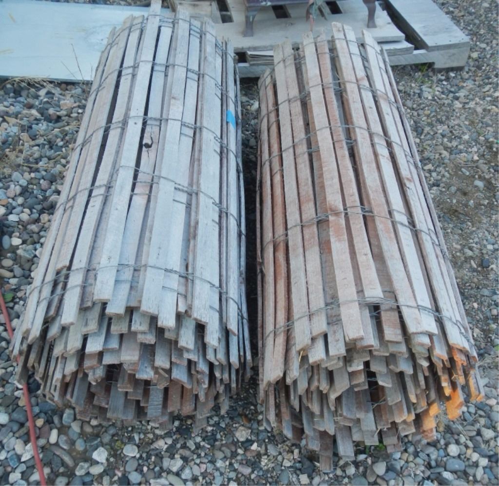 2 Rolls wood snow fence