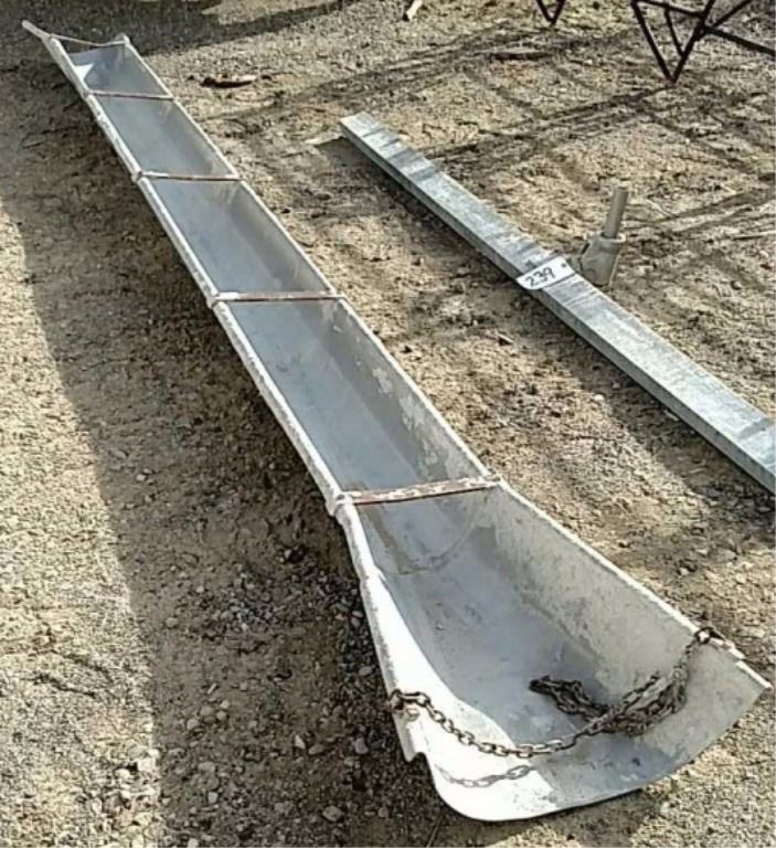 16 foot aluminum concrete chute