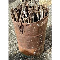 123 / 36 inch round steel stakes