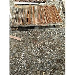 100 / 30 inch round steel stakes