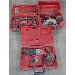 Milwaukee 28 volt 1/2" Drill•Skill saw•Sawzall