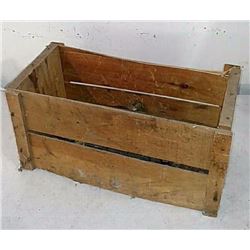 Wood crate with vintage tools 18" x9" x9"