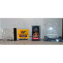 3 beer advertising displays