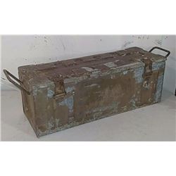 Military metal box 26" x9.5" x9.5"