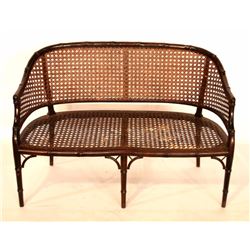Antique Wicker Loveseat