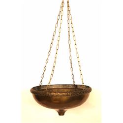 Hanging Brass Acorn Accent