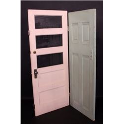 Antique Wooden Door Corner Display