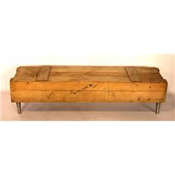 Repurposed Shipping Crate Coffee Table