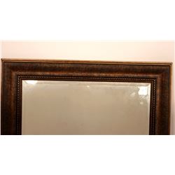Framed Beveled Mirror