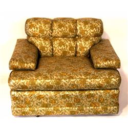 Vintage Floral Upholstered Chair