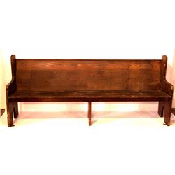 Wooden Church Pew