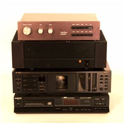 Vintage Tape and CD Player with Amplifier