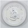 Image 1 : 2004 Kilo (32.15oz.) .999 Fine Silver Australian Year of the Monkey Silver Coin (TAX Exempt). Capsul