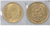 Image 1 : 1955 Mexico 5 Pesos Gold coin. This coin weighs 4.1666 grams and contains .1205 oz of pure Gold.