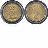 Image 2 : 1958 Great Britain Gold Sovereign. This piece contains .917 Pure Gold and has a weight of 7.98 grams