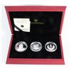 Image 1 : 2012 Canada $20 Fine Silver 3-Coin Set Commemorating the Queen's Diamond Jubilee. Receive all 3 type