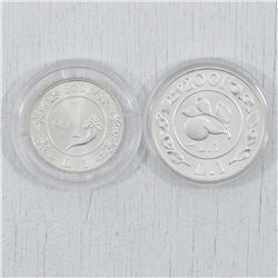 Estate Lot of 2x 2001 Republic of Italy History of the Lira Silver coins. You will receive a 1946-20