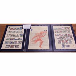 The Official United States Olympic Committee Stamp collection.