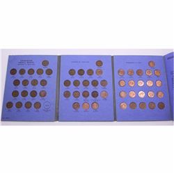 Canadian Small Cent Collection 1920 to 1972 in Blue Whitman Book, including all key date coins from 