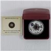 Image 1 : 2009 $8 Sterling Silver Maple of Wisdom Hologram Silver coins (Discoloured COA)