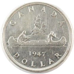 Scarce! 1947 Blunt '7' Silver Dollar