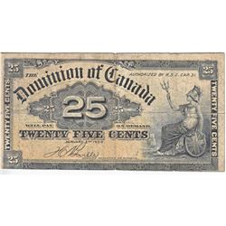 1900 Canada 25ct Note Shinplaster