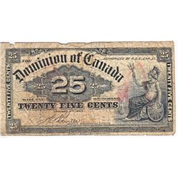 1900 Canada 25ct Note Shinplaster