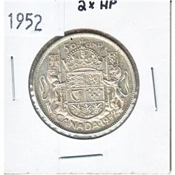 2xHP Variety on a 1952 Canada 50ct.  Very tough to find!