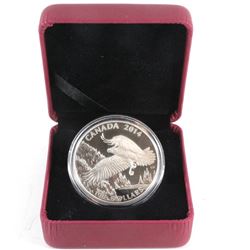 2014 $100 Majestic Bald Eagle Commemorative issued by the RCM. Comes in red Display Case and capsule
