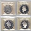 Image 1 : Estate Lot of 1964-1992 world Sterling Silver ICCS Certified coins. You will receive the following I