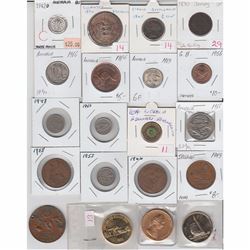 Lot of 30 of Great Britain / Australia / Ireland coins: 22 coins 1790, 1834, 1845, 1870, 1911 ICCS, 